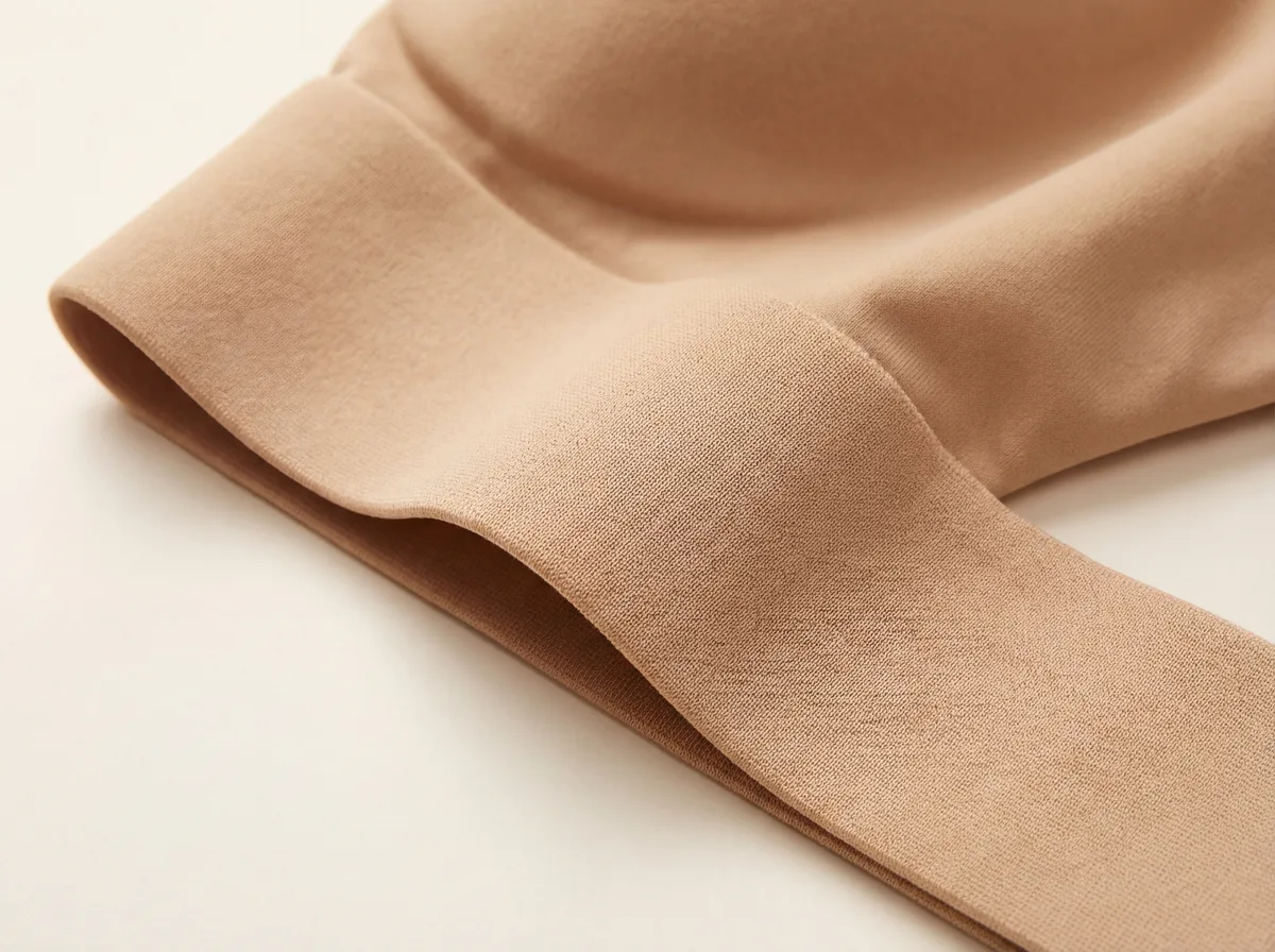 Close-up van de brede onderband